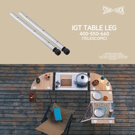 Stanluck IGT Table Legs 400-550-660 Stainless Telescopic Outdoor Kitchen System Module Camping Dinin