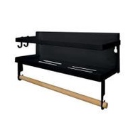 ชั้นวางของแม่เหล็กติดตู้เย็น KECH 31X11.3X16.7 ซม. ไซซ์ S สีดำ (1212521)