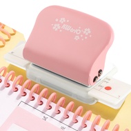 [CSS]99H9 Hole Puncher 26Hole 30Hole 20Hole Paper A4 B5 A5 LooseLeaf Manual Punching Machine Pink