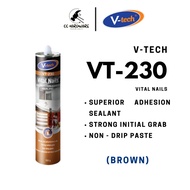 [1 CARTON] VT-230 VITAL NAILS | CONSTRUCTION ADHESIVE SEALENT | VTECH | VT230 | [GURANTEED FRESH] | 