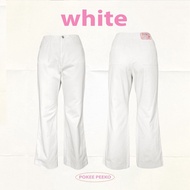 (Forward) POKEE PEEKO Long Jeans | White