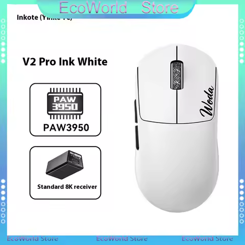 Incott G23 V2 SE/Pro Ergonomic Wireless Gaming Mouse 8K Polling Hot Swappable Tri Mode Customizable 