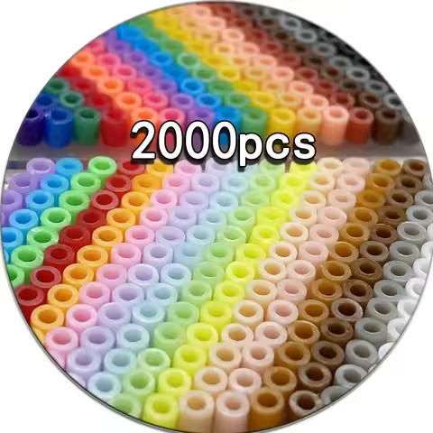 2000pcs Mini 2.6mm Perler Mini Beads Fuse Beads for Kids Gift Hama Beads Diy Puzzles Iron Beads High