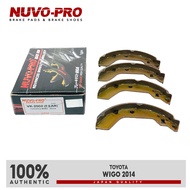 NUVO-PRO BRAKE SHOE RR TOYOTA WIGO 2014-2022 VK-2002 ( 1 SET )