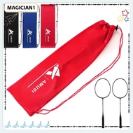 MAGICIAN1 Badminton Racket Bag, Portable Velvet Racket Drawstring Bags, Drawstring Protective Pouch Thick Badminton Racket Cover Badminton Racket