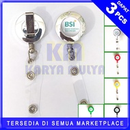 ID Card Yoyo Bank BSI Gantungan ID Card Holder Logo BSI Syariah - Karya Mulya / 3pcs