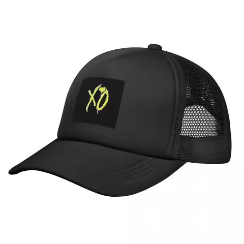 Rapper The Weeknd Blinding Lights Dawn FM Mesh Baseball Caps Snapback Fashion Baseball Hats Breathab