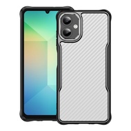 UFLAXE CABO Ốp Lưng Cho Samsung Galaxy A06 - Ốp Điện Thoại Cứng Chống Sốc Trong Suốt Sợi Carbon