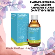 FLUIMUCIL 100MG/5ML ORAL SOLUTION RASPBERRY FLAVOR (N-ACETYLCYSTEINE