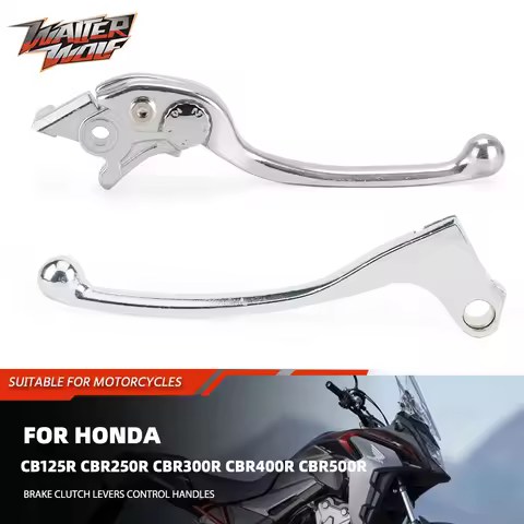 Brake Clutch Levers Control Handles For Honda CB250F CB300F CB400F CB400X CB500F CB500X CB125R CBR25