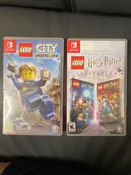 Nintendo switch games, Lego City and Harry Potter 任天堂遊戲