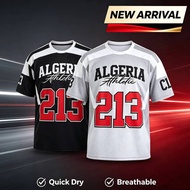 2026 New Algerian American Football Jersey for Casual Sports Training Fans, Quick Drying Jersey for 