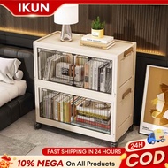 90CM Storage Box No Installation Storage Cabinet Bedroom Clothes Sorting Cabinet Snack Toy Foldable 