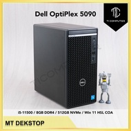 Dell OptiPlex 5090 MT Intel i5-11500 8GB RAM 512GB NVMe SSD Win 11 HSL Refurbished Desktop 