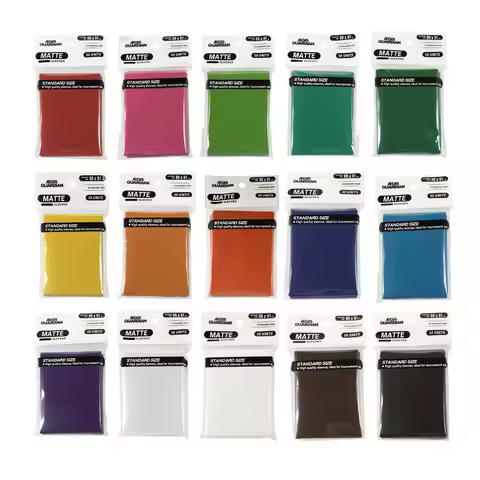 100PCS Matte TCG Card Sleeve Mtg Yugioh Deck Protector Photocard Case Tarot : 66x91mm