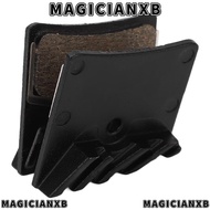 MAGICIANXB 2 Pairs Bike Disc Brake Pad, Sturdy Black Electric Scooter Brake Pads, Polymetallic Coppe
