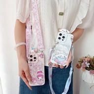 3D Cartoon Kitty Kuromi Phone Holder Case For Samsung Galaxy A70S A11 A21S A21 A31 A51 A71 A02 A02S 