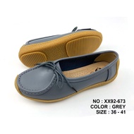 CSB Cow Leather Shoes XX92-673 Fashion Women Lace-Up Front Low Top