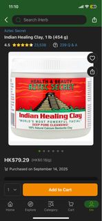 Aztec secret Indian healing clay 1lb