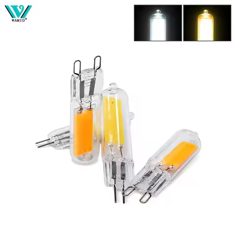 Super Bright G4 G9 LED Lamp 6W 9W AC 220V 230V Glass COB Led Bulb Replace 30W 40W Halogen for Pendan