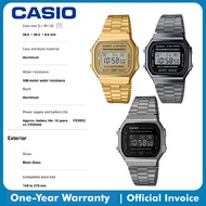 Casio Vintage A168WG Gold Stainless Steel Band Unisex Watch A168WG-9WDF A168WGG-1ADF A168WGG-1BDF