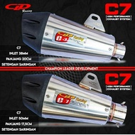 Silencer Only Original CLD Racing Type C7 Exhaust by CLD Racing