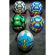 helmet  kura kura 46 rossi helmet  seteng separuh setengah