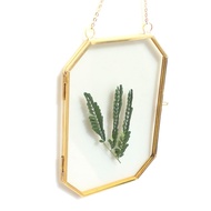 TTzakka 6 * 8 6X8 8 Inch Photo Frame Wall-Mounted Brass Gold Taiwan Shipment Daily Groceries Lph0