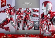 Hot toys mms696d54 鋼鐵人 限定版 mk7 迪士尼100週年  非 mms500 全新未拆