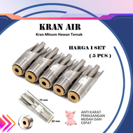 (5pcs) Nipple Drinker - Alat Minum Hewan Ternak - Alat Minum Babi Stainless - Alat Minum Ternak Hewa