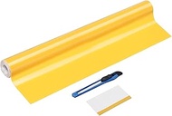 HARFINGTON 1 Set 6D Carbon Fiber Vinyl Wrap 19.7" x 10ft PVC Self-Adhesive Car Sticker Waterproof Wr