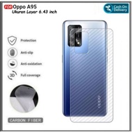 SKIN CARBON OPPO A95 4G A95 5G ANTI SCRATCH BACK OPPO A95 5G A95 4G