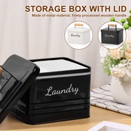 Dryer Sheet Holder with Lid Metal Laundry Dryer Sheet Holder Large Capacity Dryer Sheet Container Di