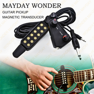 COD TaffSTUDIO Spul Pickup Gitar Akustik Listrik Microphone 12 Hole Tone Volume Control P 011