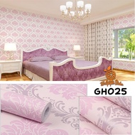 COD - TERMURAH WALLPAPER DINDING PAKET 6ROLL ( BUY 5 GET 1 FREE ) Stiker Dinding Motif Dan Karakter