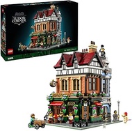 LEGO Icons Tudor Corner 10350 Model Building Kit, Office and Home Decor Ideas, Includes 8 Minifigure