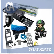 RECENT AA 950 TOP FILTER PACKAGE JUMBO AQUARIUM TOP FILTER AQUARIUM PUMP 1 PACKAGE BIO GINGER CORALR