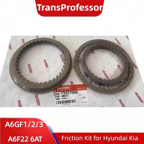 A6GF1/2 A6F22 6AT Transmission Repair Friction Clutch Discs Kit for Hyundai Kia,TransProfessor Autom