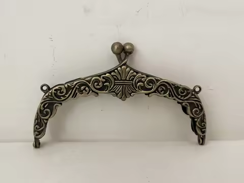 1 Piece 5 Inch 13.5 Cm Vintage Charm Zinc Alloy Screws On Coin Bag Purse Pouch Frame Hardware Supply