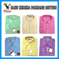 《 Falcon》Falcon Kemeja Sekolah Lengan Panjang Cotton