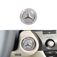 Car Engine Start Stop Button Cover for Mercedes Benz CESM CLK GLK GL AB AMG GLS GLE AMG Series, Self