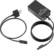 Updated Version Surface Pro Charger, 44W 15V 2.58A, Compatible for Microsoft Surface Pro 3, Pro 4, Pro 5, Pro 6, Pro 7, Pro X Surface Laptop 1/2, Surface Book &amp; Surface Go, Works with 65W&amp;44W&amp;36W&amp;24W