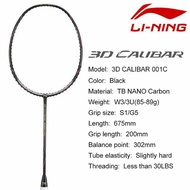 Genuine Lining 3d Calibar 001/ 001c badminton racket