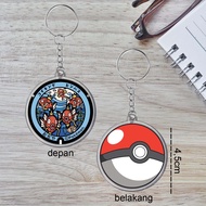 GANTUNGAN KUNCI Akrilik pokemon ganci key chain