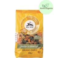Alce Nero Organic Durum Wheat Semolina Tricolor Pasta Alphabet 250g