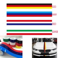 [P-A635] Three-color Sticker Random Sticker Rearview Mirror Sticker 15cm/7.5cm Three-Color Pull Line Car Sticker Hood Cover Sticker Scratch Cover Waterproof Sticker