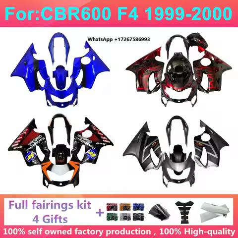 Motorcycle Mold Full Fairing Kit Fit for H0N DA CBR600F4 CBR600 CBR600F F4 1999 2000 99 00 Bodywork 