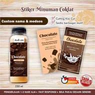 Cromo Chocolate Drink Sticker/Chocolate/Drink Packaging/Bottle Packaging