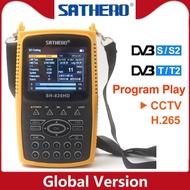Sathero SH-820HD DVB-S2 &amp; DVB-T2 Combo Sinyal Digital Finder 3.5 Inci