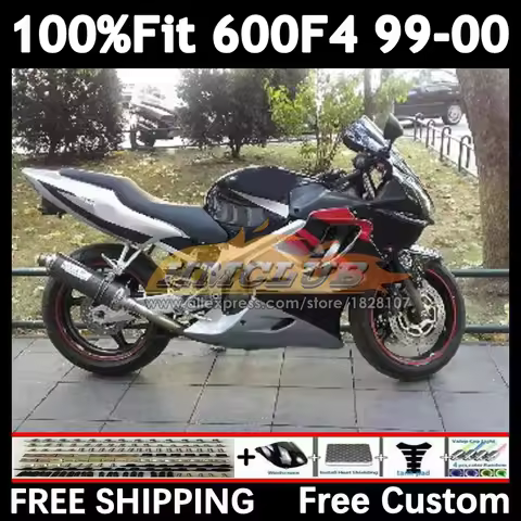 OEM Fairing For HONDA CBR600 F 4 CBR 600 FS 600F4 600CC 51No.164 silver blk CBR600 sF4 99 00 CBR600F